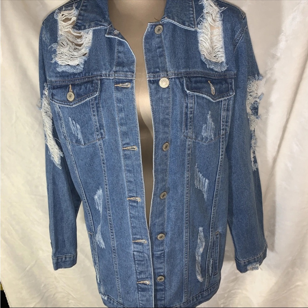 *NWOT* Denim Jacket I&M Size Large